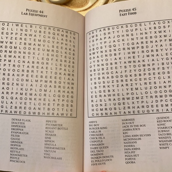Book Find A Word Puzzles WORD SEARCH free with $25 purchase 62 puzzles - Picture 3 of 5